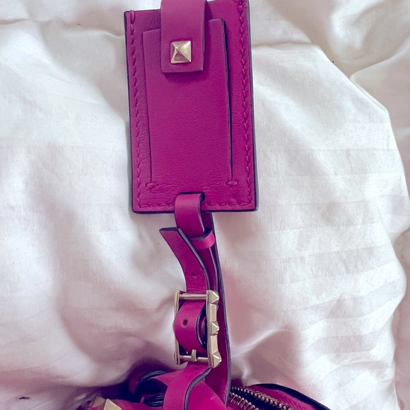 Valentino Mini Rockstud Pink Backpack - Picture 6 of 11